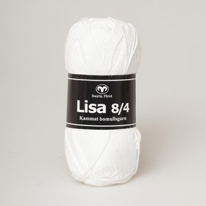 Black Sheep Lisa 8/4 Garn 50g - Weiß (04) Black Sheep Lisa 8/4 Garn 50g - Weiß (04)