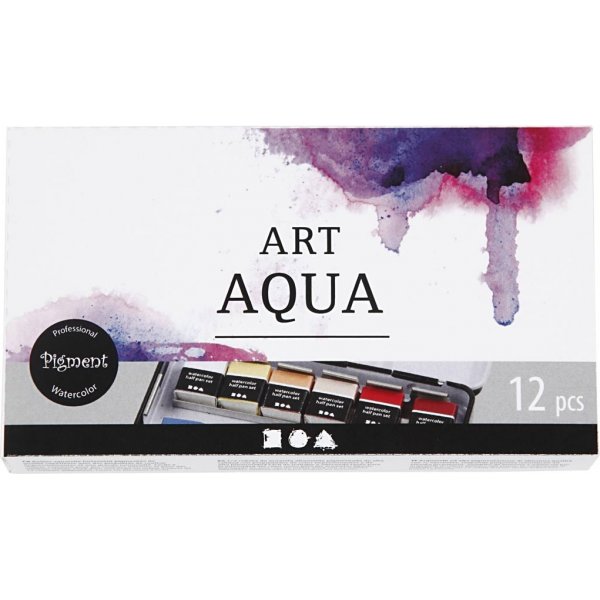 Art Aqua Aquarellfarben - Standardfarben - 12 Stk