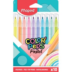 Faserstiftset - Maped - Color´Peps 10 Pastellstifte Faserstiftset - Maped - Color´Peps 10 Pastellstifte