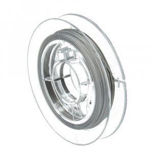 Schmuckdraht 0,38 mm - Silber 10 m Nylonmantel Schmuckdraht 0,38 mm - Silber 10 m Nylonmantel