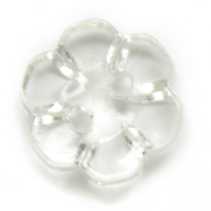 Knopf Blume 4-Loch 13 mm 5 Stück - Perlmutt Knopf Blume 4-Loch 13 mm 5 Stück - Perlmutt