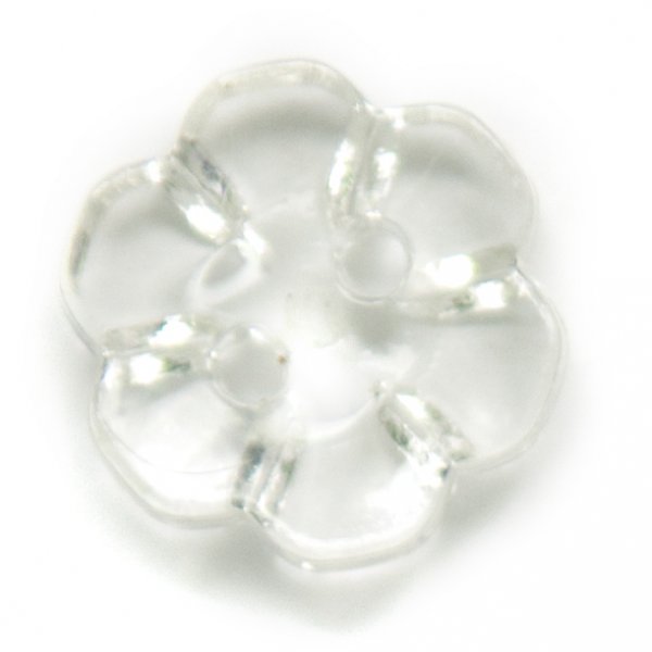 Knopf Blume 4-Loch 13 mm 5 Stck - Perlmutt
