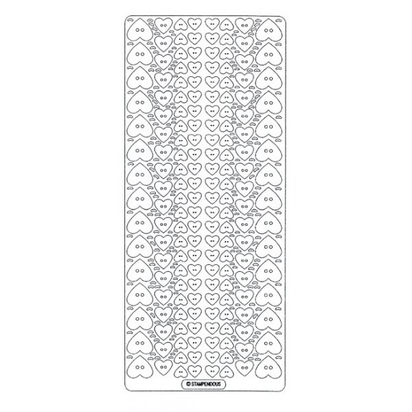 Peel Off's - Knopfherzen