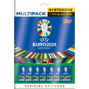 Topps-Aufkleber - Euro 2024 Mega-Multipack-Mix Topps-Aufkleber - Euro 2024 Mega-Multipack-Mix