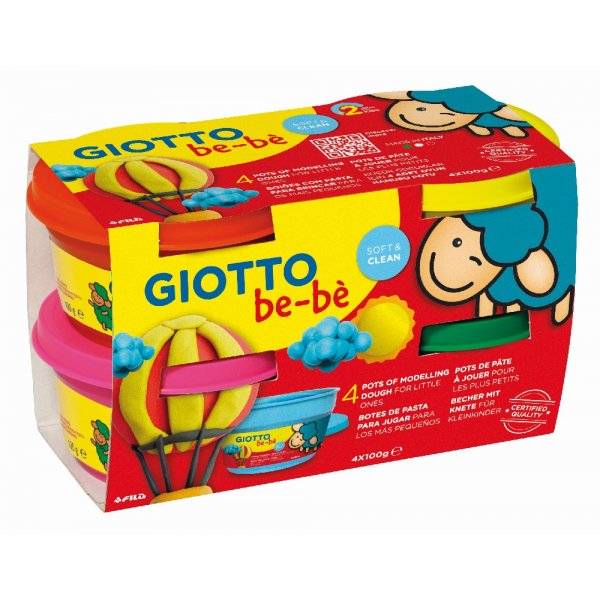 Modell Giotto be-b 4er-Pack - Orange/Pink/Gelb/Grn