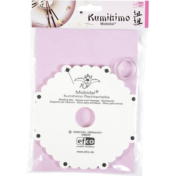 Kumihimo-Platte zum Flechten - 16 cm