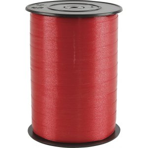 Geschenkkordel - rot - glänzend - 250 m Geschenkkordel - rot - glänzend - 250 m