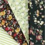 Patchworkstoff - grn - 4 Stk