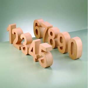 Figuren PappArt - H 10 x T 3 cm Figuren PappArt - H 10 x T 3 cm