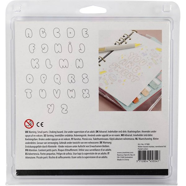 Skizzenmarker - Pastellfarben - 12 Stk