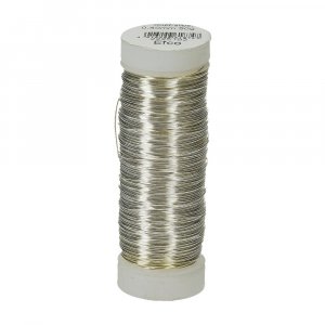 Kupferdraht 0,40 mm - versilbert 50 g = 45 m Kupferdraht 0,40 mm - versilbert 50 g = 45 m