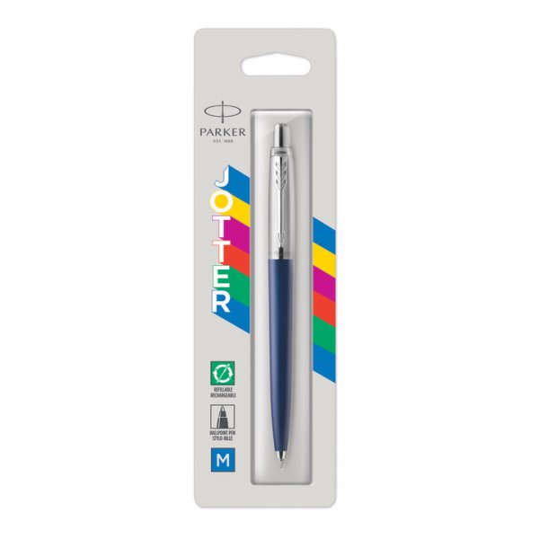 Kugelschreiber Parker Jotter - Marineblau - Mittelblau - 1 Blister