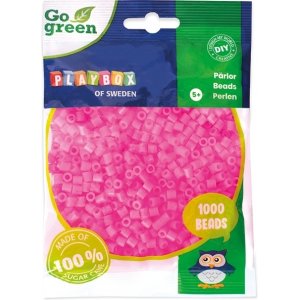 Röhrenperlen Go Green 1000 Stück Pink Röhrenperlen Go Green 1000 Stück Pink