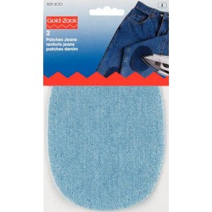 Teamflicken Jeans (zum Aufbügeln) hellblau 2 Stk Teamflicken Jeans (zum Aufbügeln) hellblau 2 Stk