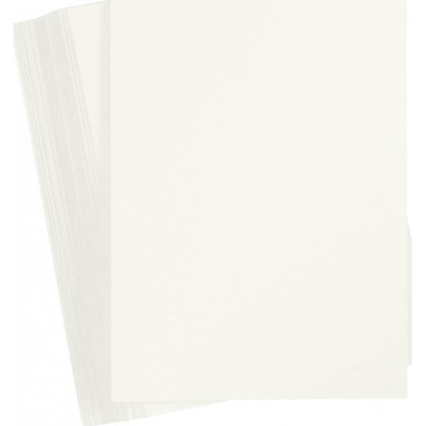 Farbiger Karton - gebrochenes Wei - A6 - 180 g - 100 Blatt