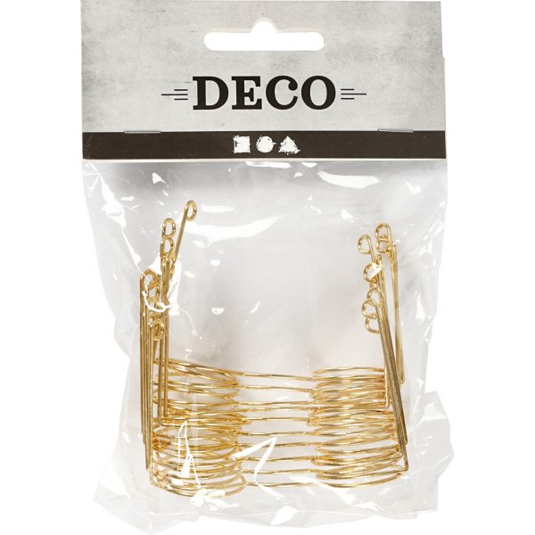 Glser - Gold - 60 mm - 10 Stk