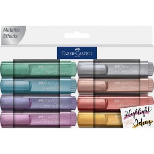 Textmarker - Faber-Castell - Metallic CS - 8 Stk Textmarker - Faber-Castell - Metallic CS - 8 Stk