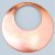 Kettenteil  68 mm - rund gewlbt