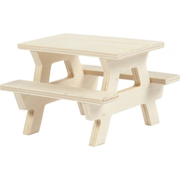 Weihnachtsmann-Zubehr - Tisch-/Bank-Set