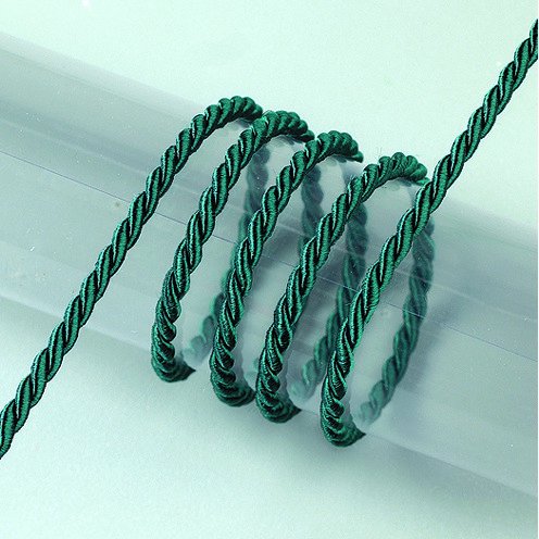 Kordel Viskose 4 mm - 25 Meter - Wei