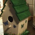 Kundenbild Vogelhaus H 22 x 10,6 x 13 cm - unbehandelt rechteckig