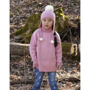 Strickmuster - Pullover und Mütze mit Quasten (Juniorgrößen) Strickmuster - Pullover und Mütze mit Quasten (Juniorgrößen)