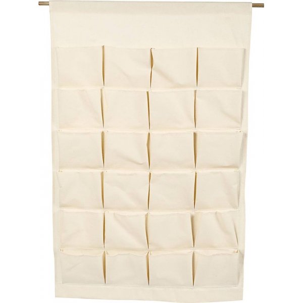 Kleiderbgel mit 24 Taschen