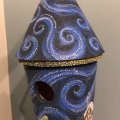 Kundenbild Vogelhaus H 20,5 x ø 13 cm - unbehandelt rund