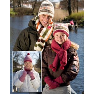 Strickmuster - Mütze, Schal, Faux-Polo, Fäustlinge Strickmuster - Mütze, Schal, Faux-Polo, Fäustlinge