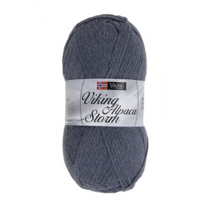 Wikingergarn Alpaca Storm 50g - Blaugrau (527) Wikingergarn Alpaca Storm 50g - Blaugrau (527)
