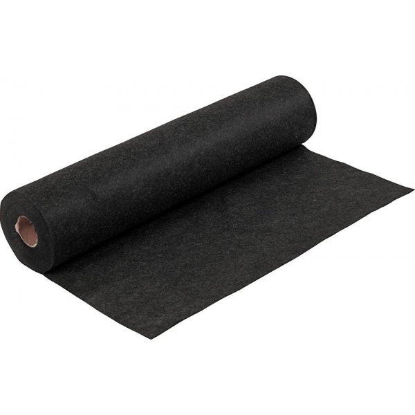 Hobbyfilz - schwarz - meliert - 5 m