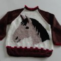 Kundenbild Strickanleitung - Pullover mit Pferdekopf