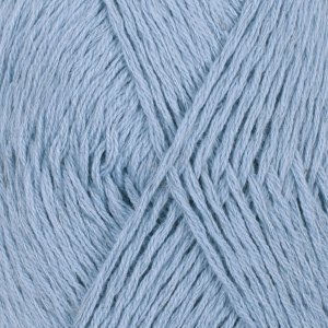 DROPS Belle Uni Color Garn - 50 g - Denimblau (15) DROPS Belle Uni Color Garn - 50 g - Denimblau (15)