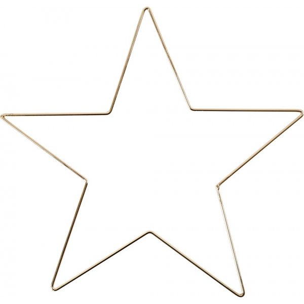 Metallstern - Gold