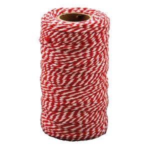 Baumwollschnur 100 m x 2 mm, rot Baumwollschnur 100 m x 2 mm, rot