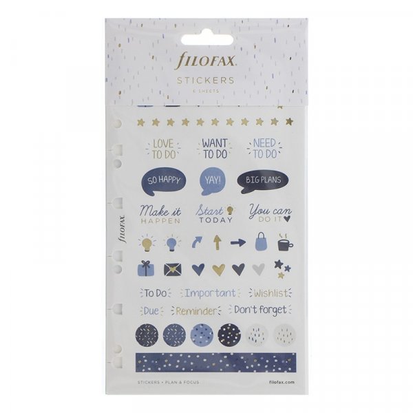 Aufkleber 284 Stck - Indigo