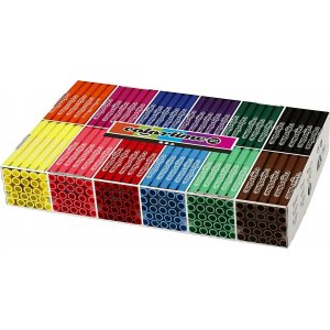 Colortime Bleistifte - Standardfarben - 5 mm - 24 Stk Colortime Bleistifte - Standardfarben - 5 mm - 24 Stk