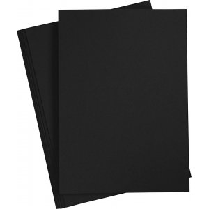 Karton - schwarz - A4 - 10 Stk Karton - schwarz - A4 - 10 Stk