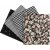 Patchworkstoff - Schwarz - 4 Stk