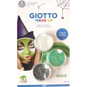 Gesichtsfarbe Giotto 3x5 ml - Hexe Gesichtsfarbe Giotto 3x5 ml - Hexe
