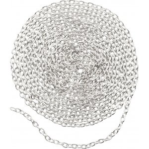 Kette - versilbert - 2 m Kette - versilbert - 2 m