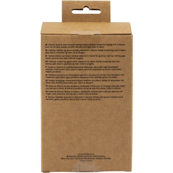 Silikonform - Geriffelter Zylinder