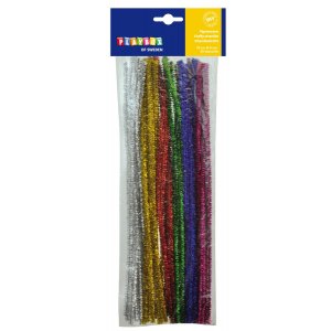 Pfeifenreiniger Glitzer - 50 Stk Pfeifenreiniger Glitzer - 50 Stk