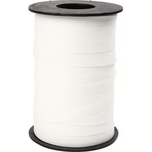 Geschenkband - Weiß - Matt - 250 m Geschenkband - Weiß - Matt - 250 m