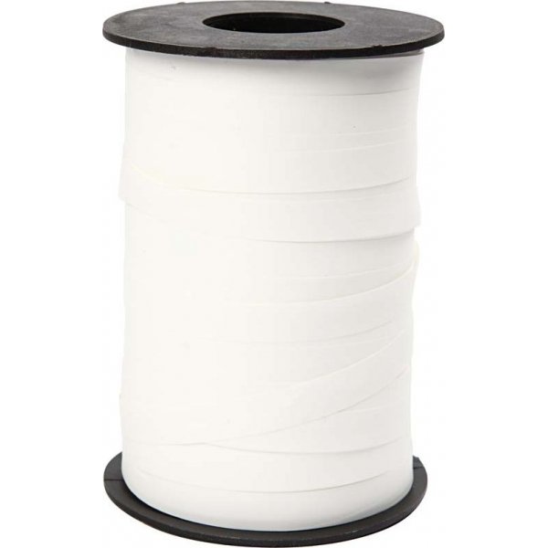 Geschenkband - Wei - Matt - 250 m