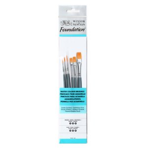 Synthetisches Pinselset W&N Foundation Aquarell - Nr. 15 Synthetisches Pinselset W&N Foundation Aquarell - Nr. 15
