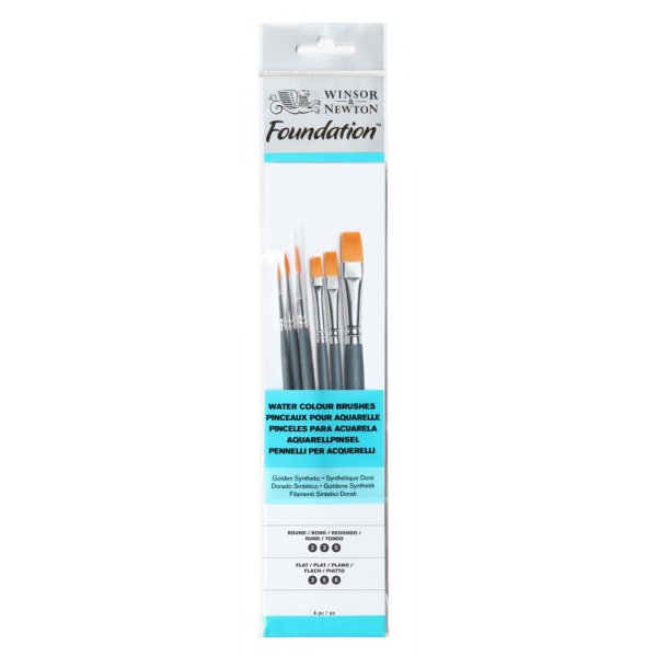 Synthetisches Pinselset W&N Foundation Aquarell - Nr. 15