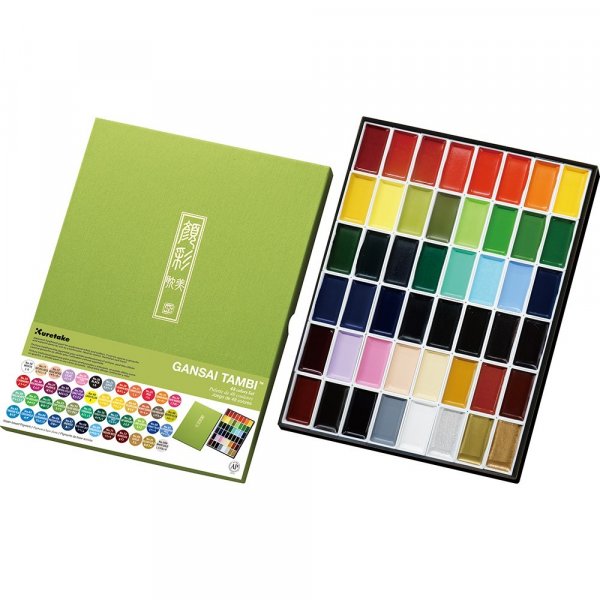 Aquarellfarbe Gansai Tambi - 48 Farben