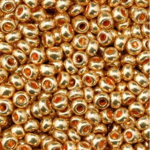 Rocailleperlen metallic - Rotgold Rocailleperlen metallic - Rotgold