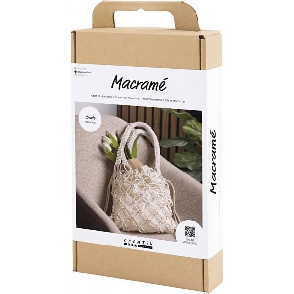 DIY Kit Makramee, Tasche